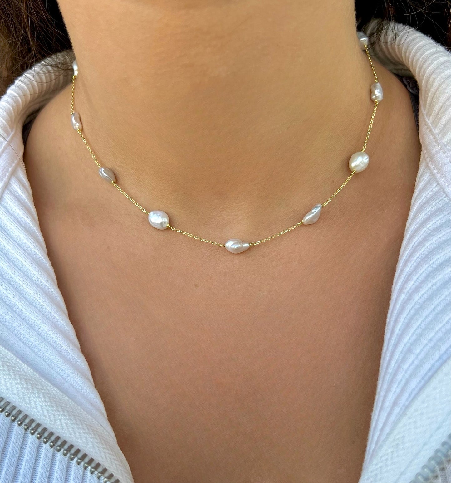 Baroque Pearls Necklace