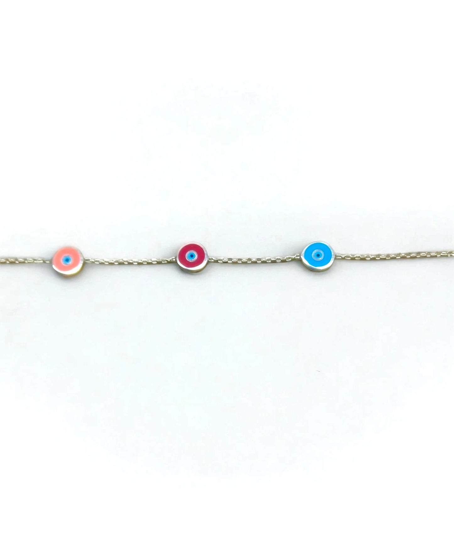 Evil Eye Bracelet Gold | 3 charms | Ojo Turco