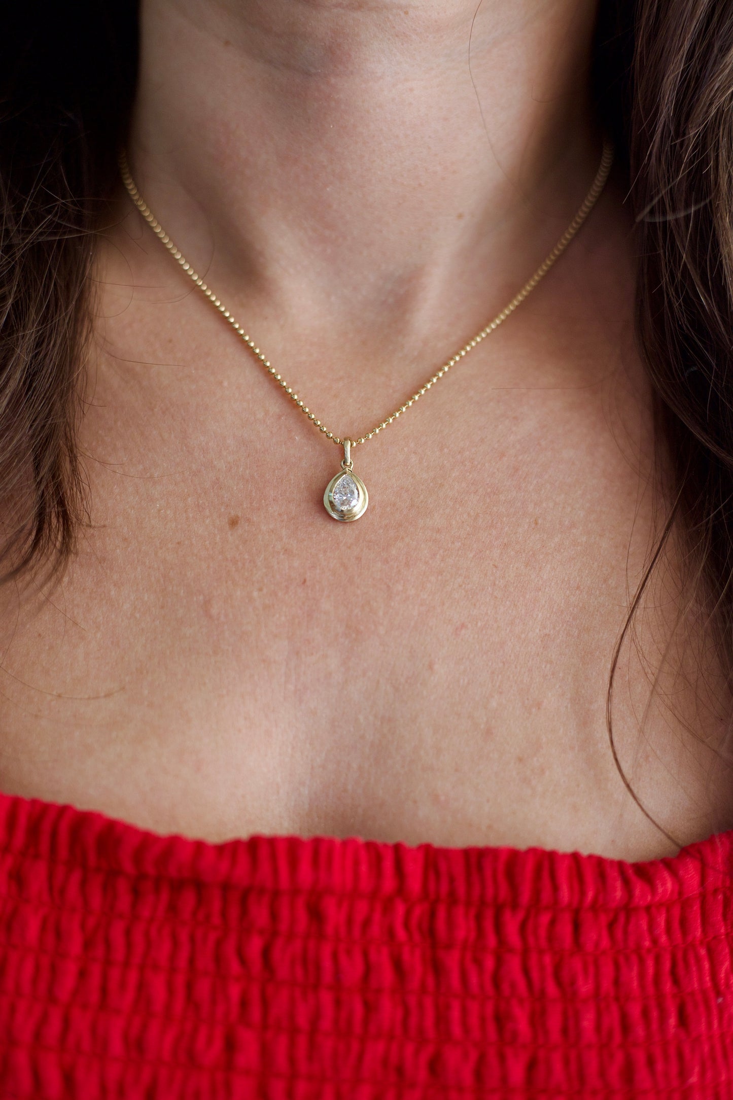 Gold Diamond Pendant
