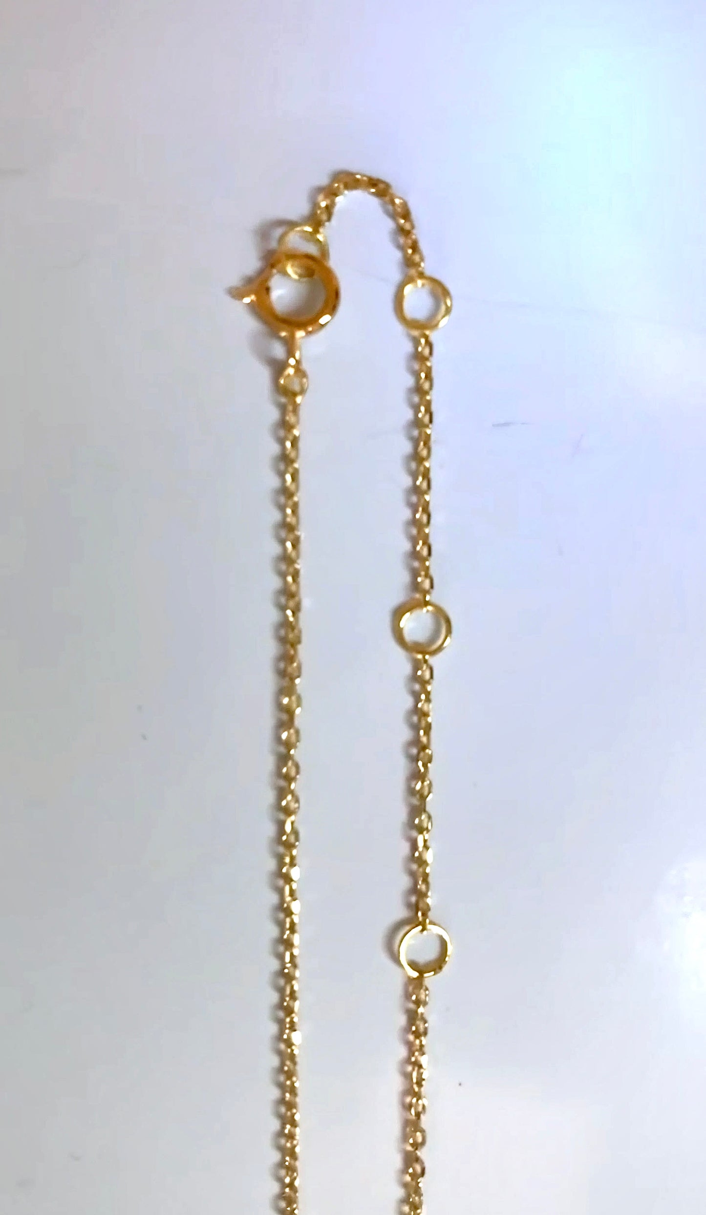 Elegant dainty diamond 18K gold necklace - Petite Edition | Ella Creations Jewelry