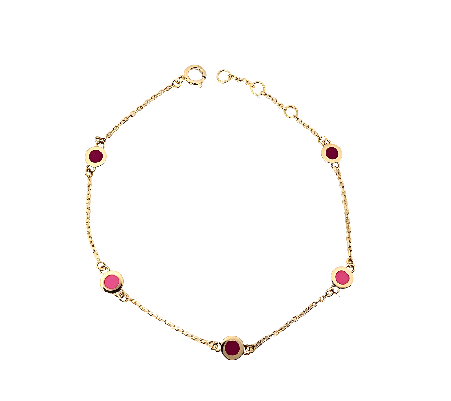 Pink Enameling bracelet | Ella Creations Jewelry