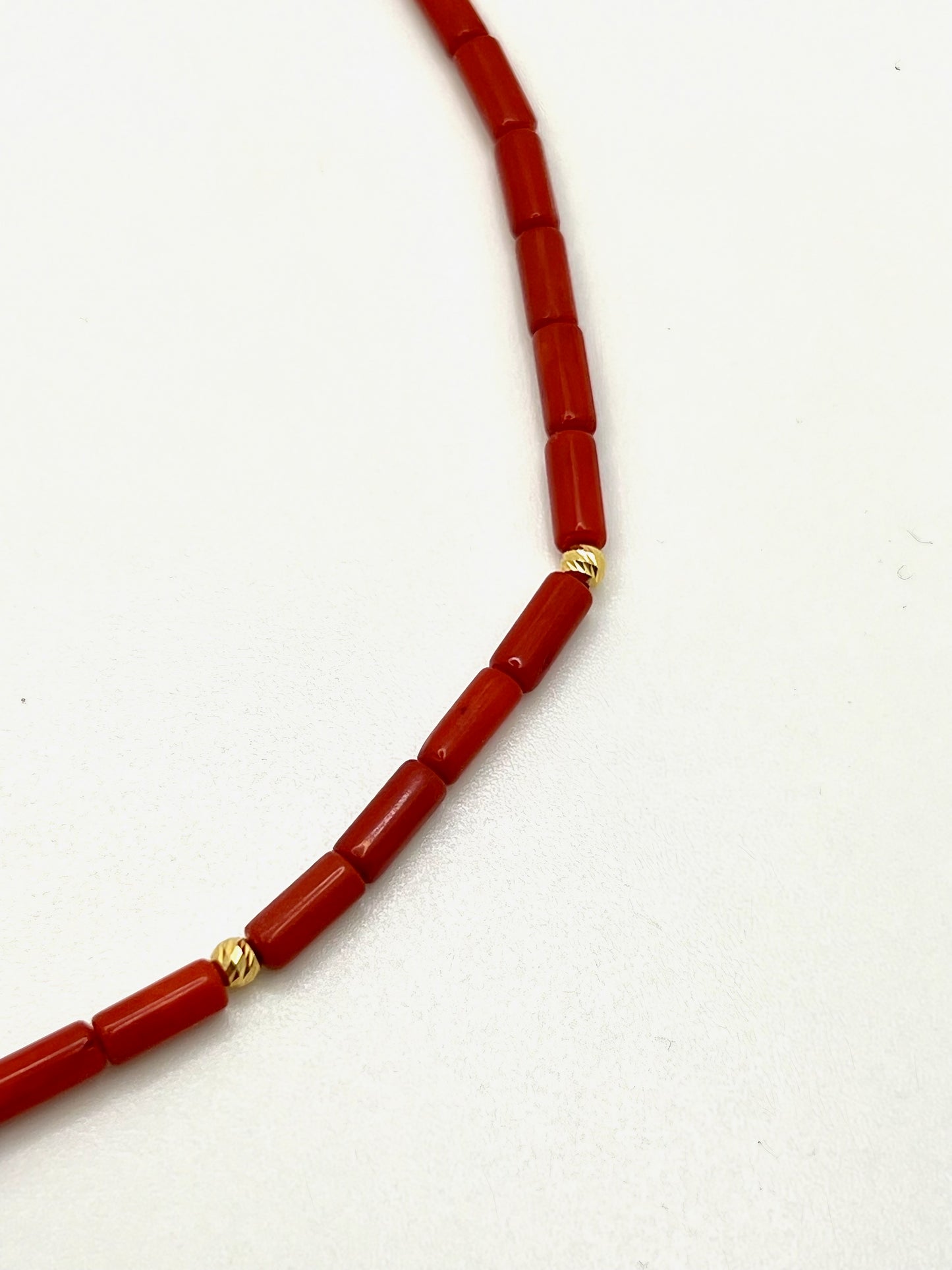 Coral beaded necklace | Ella Creations Jewelry