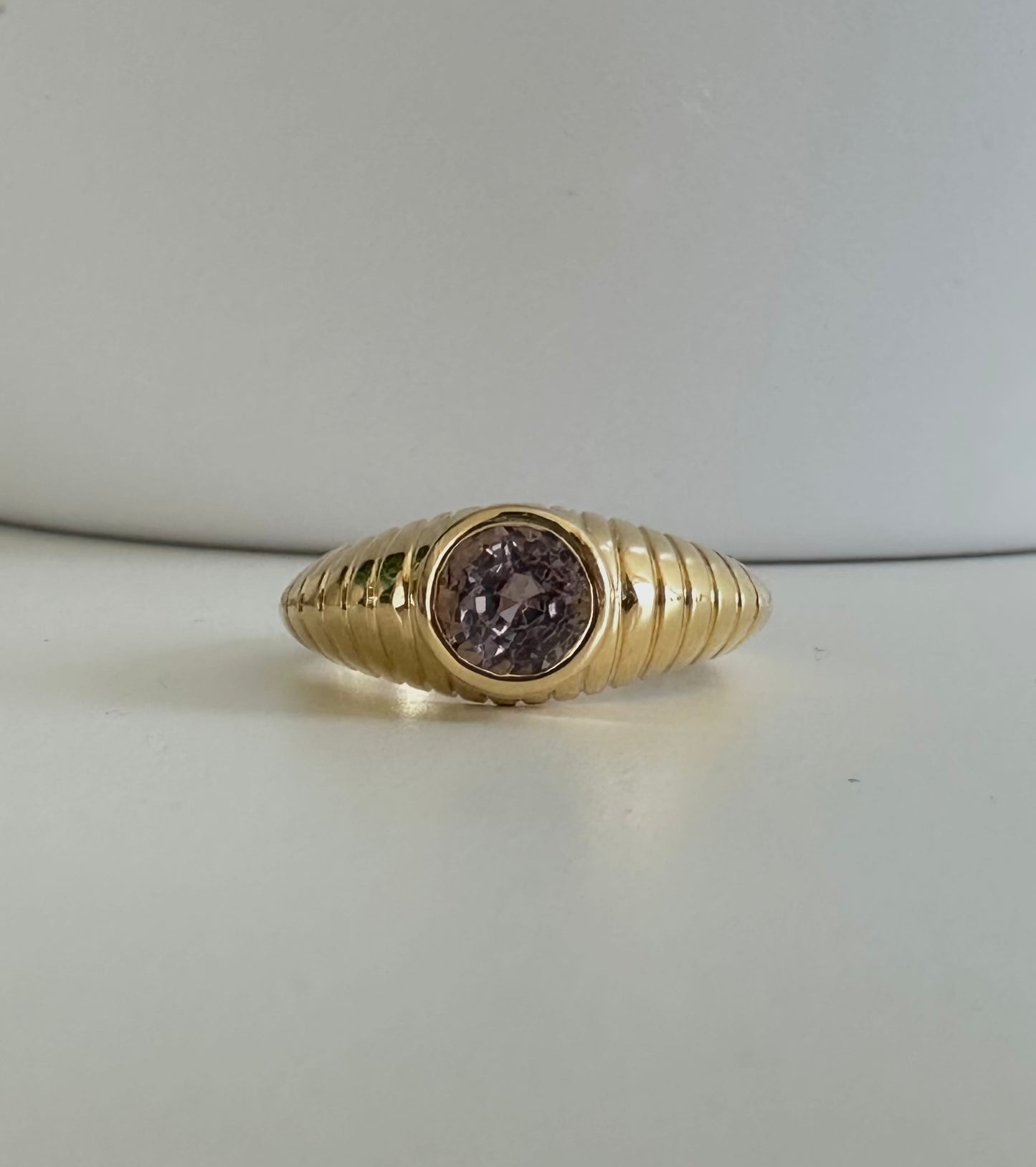Mina Spinel 18k gold ring | Ella Creations Jewelry
