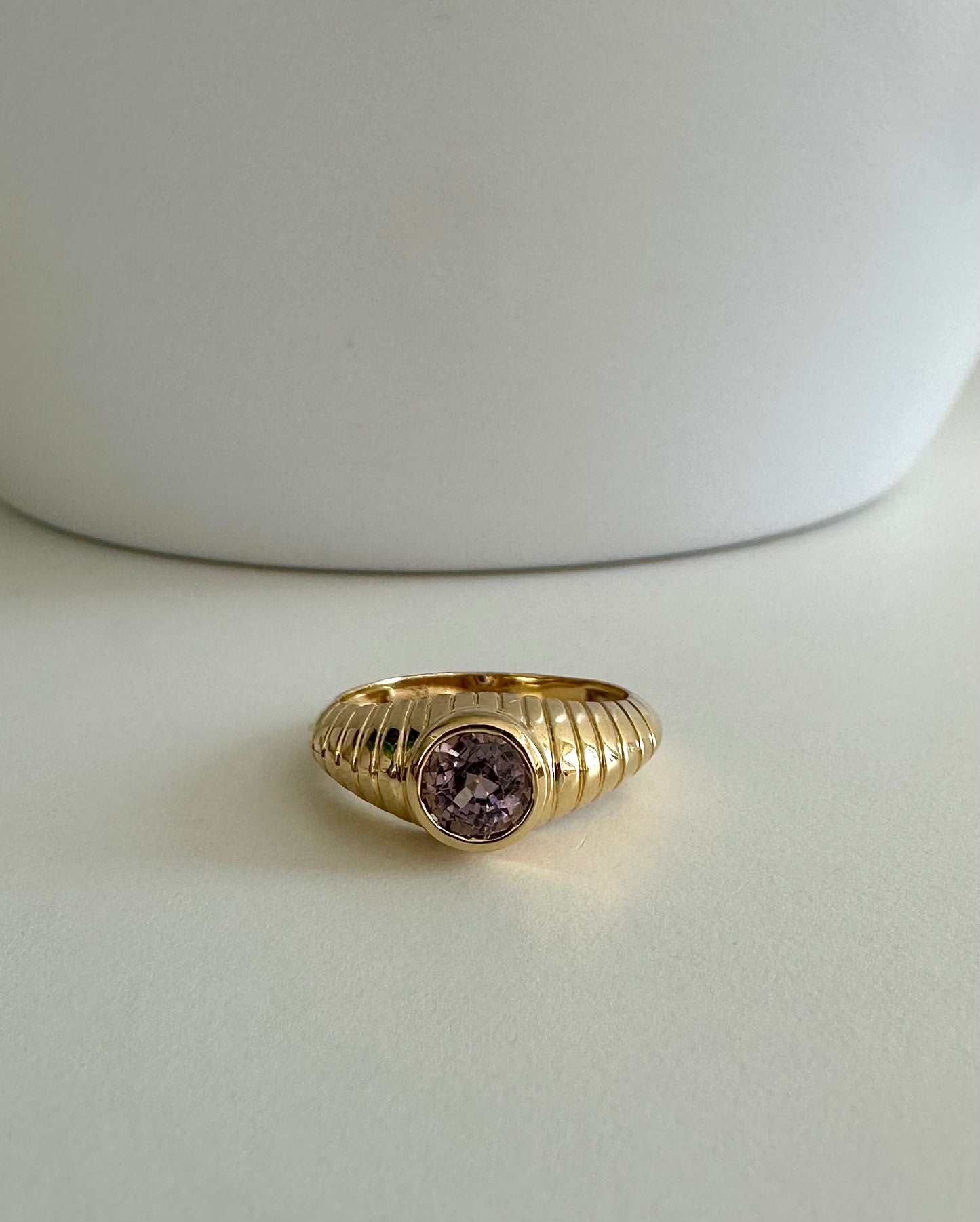 Mina Spinel 18k gold ring | Ella Creations Jewelry