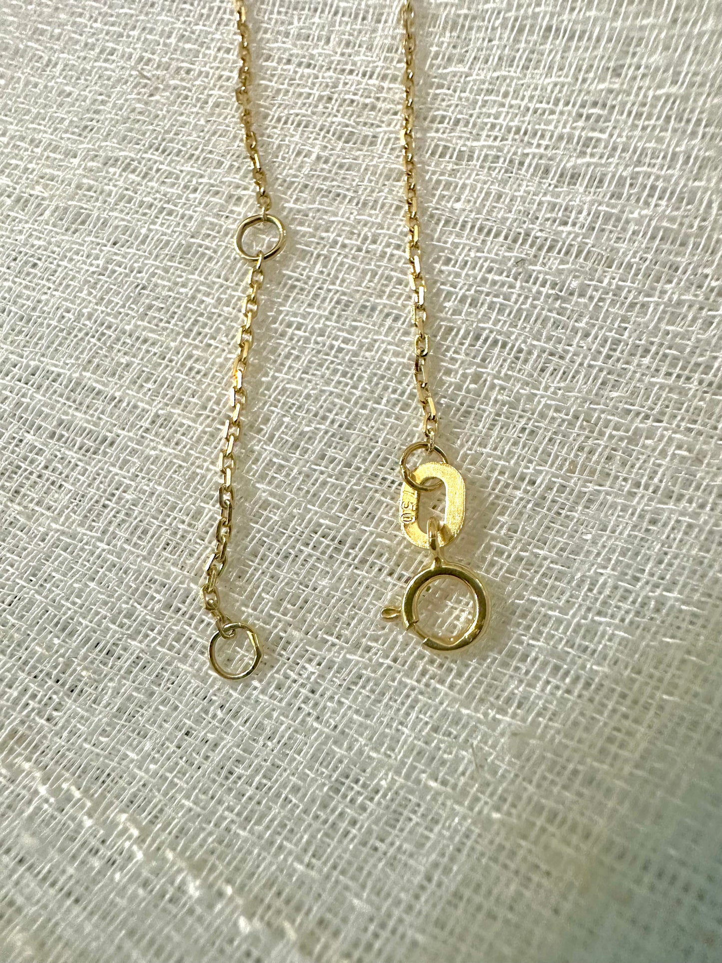 18k Gold Cable Chain 0.90-1 mm thickness