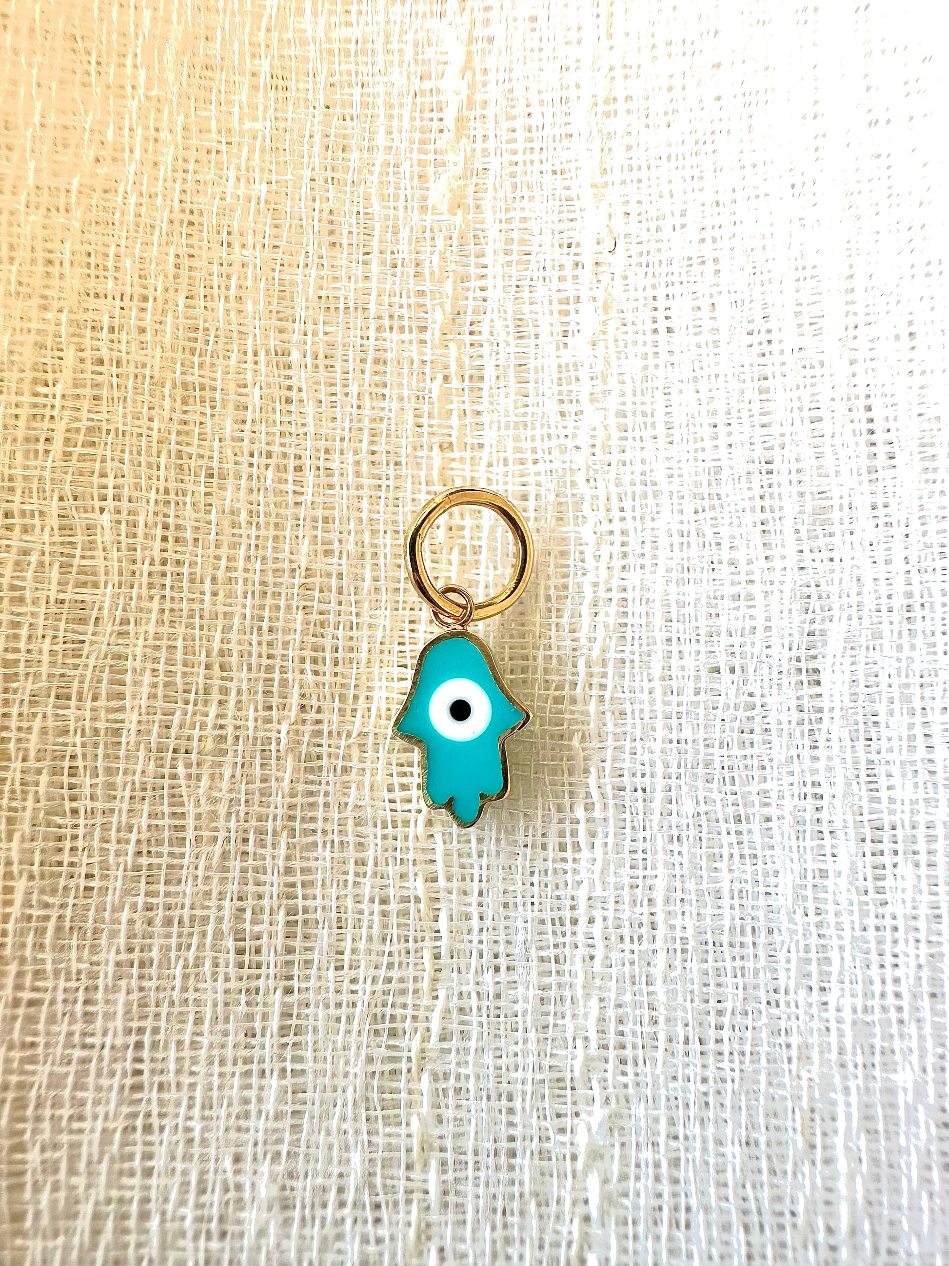 18K Gold Hamsa Charm