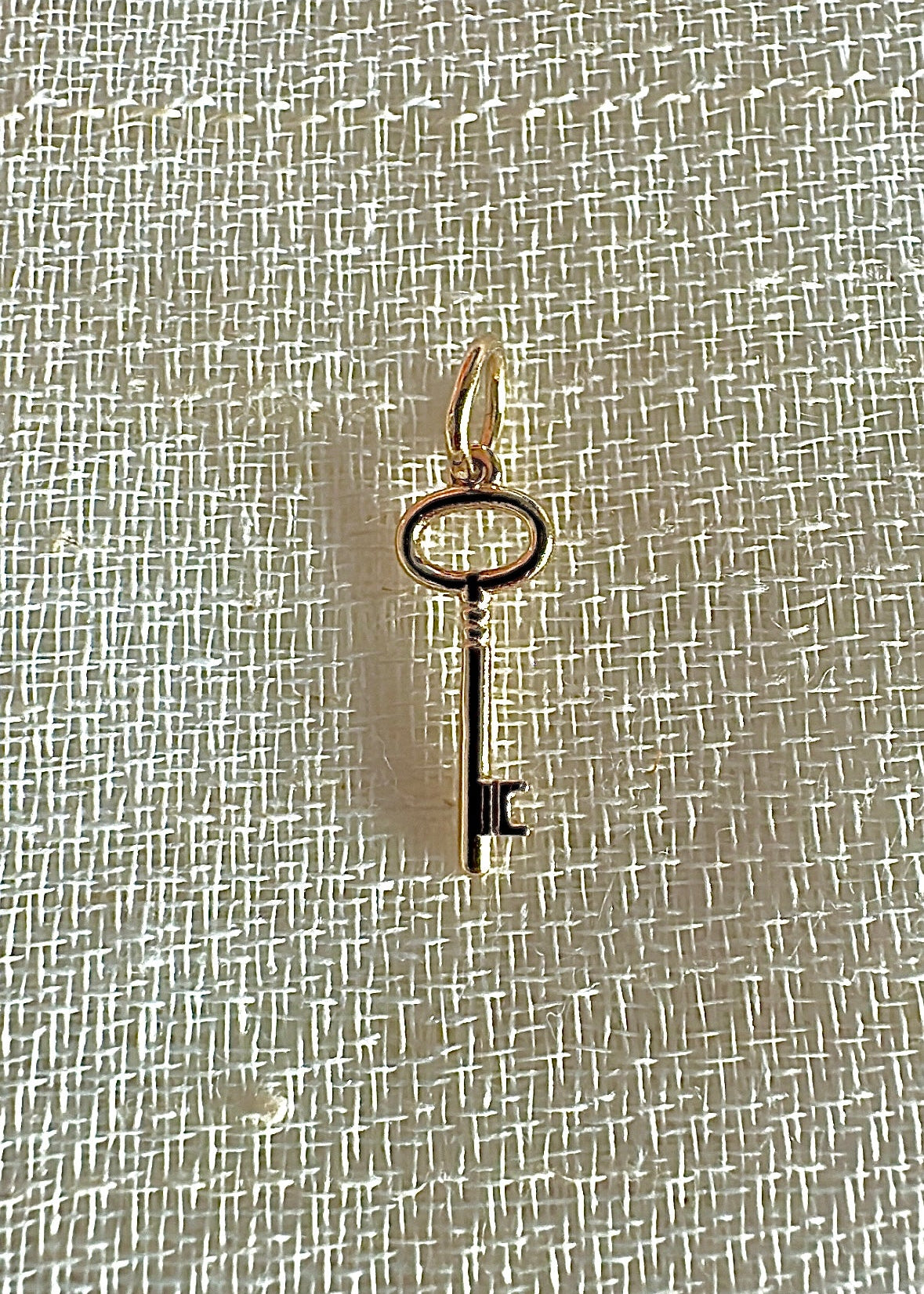 The Key of Return Charm | Gold Key Charm