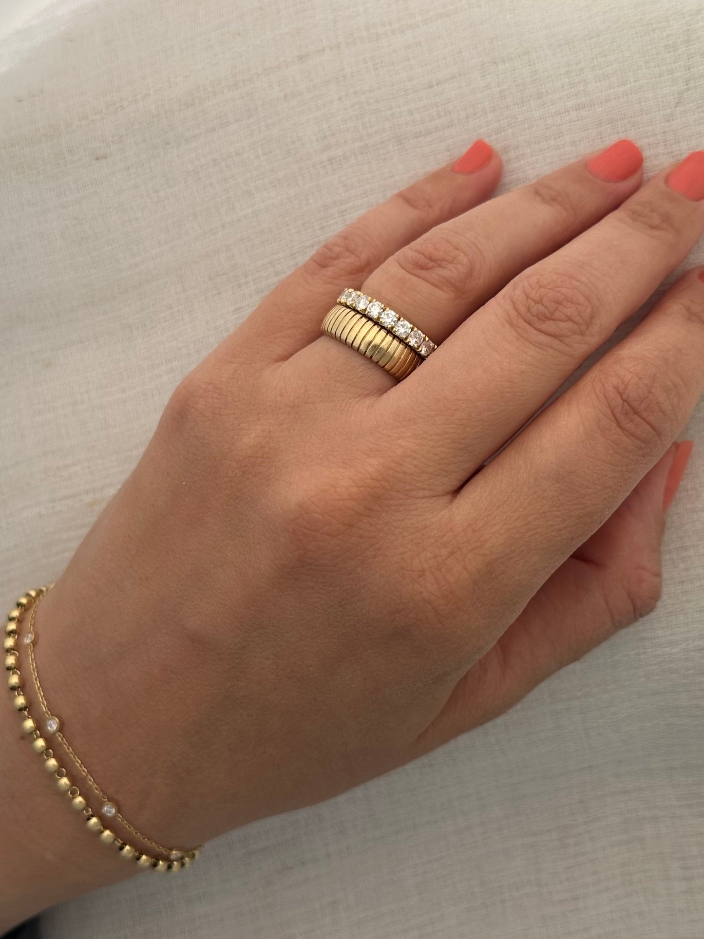 14K Diamond Eternity Band | 1.9ctw