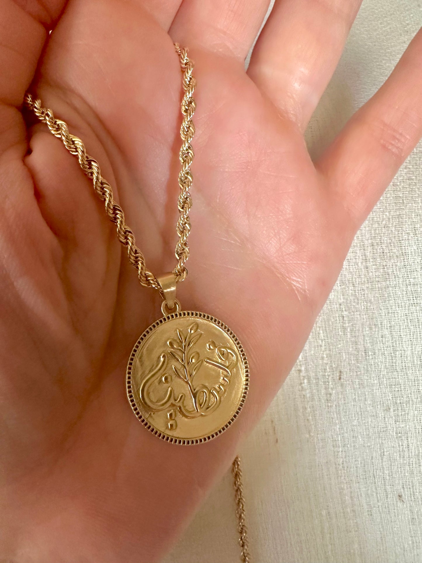 Palestine Coin Pendant