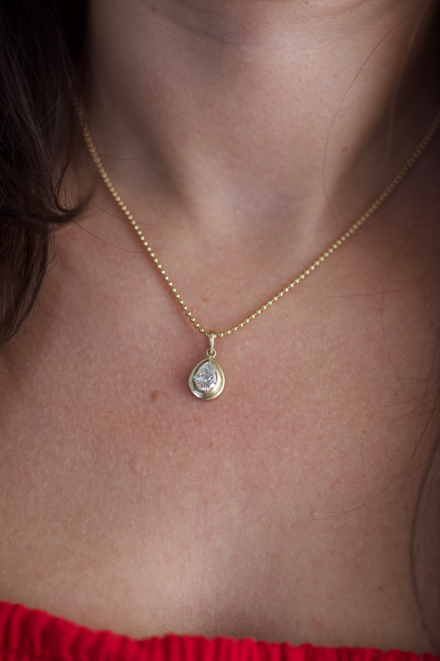 Gold Diamond Pendant