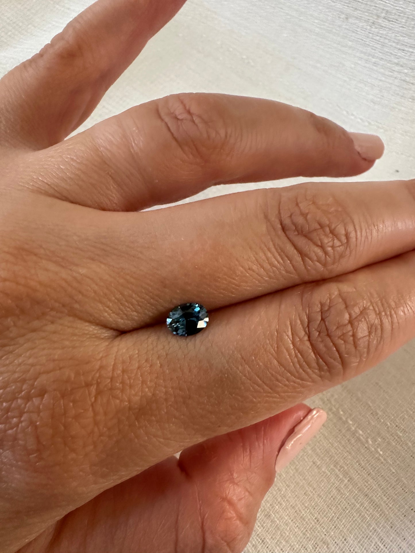 UH teal Sapphire 0.73ct