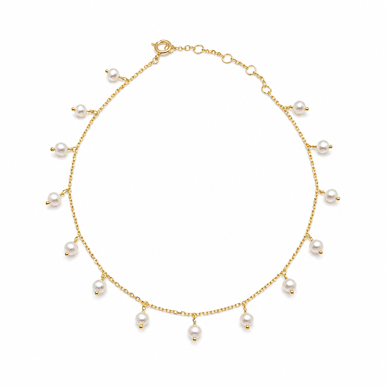 Gold Ankle Bracelet | Pearl Anklet