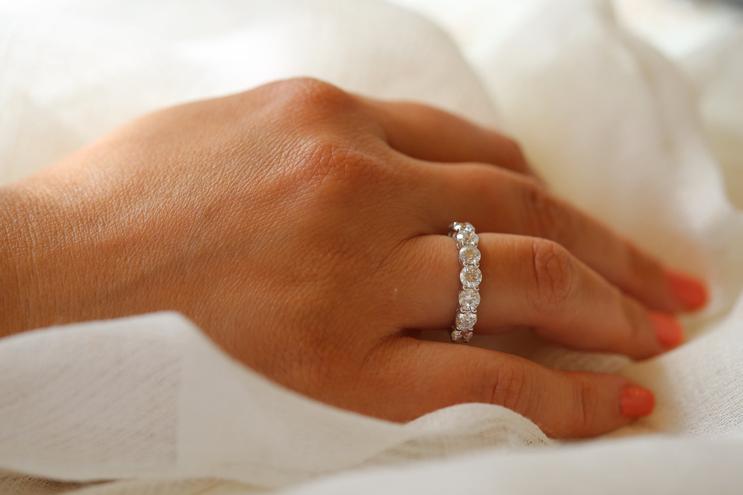 14K Half-Eternity Diamond band | 1.9ctw