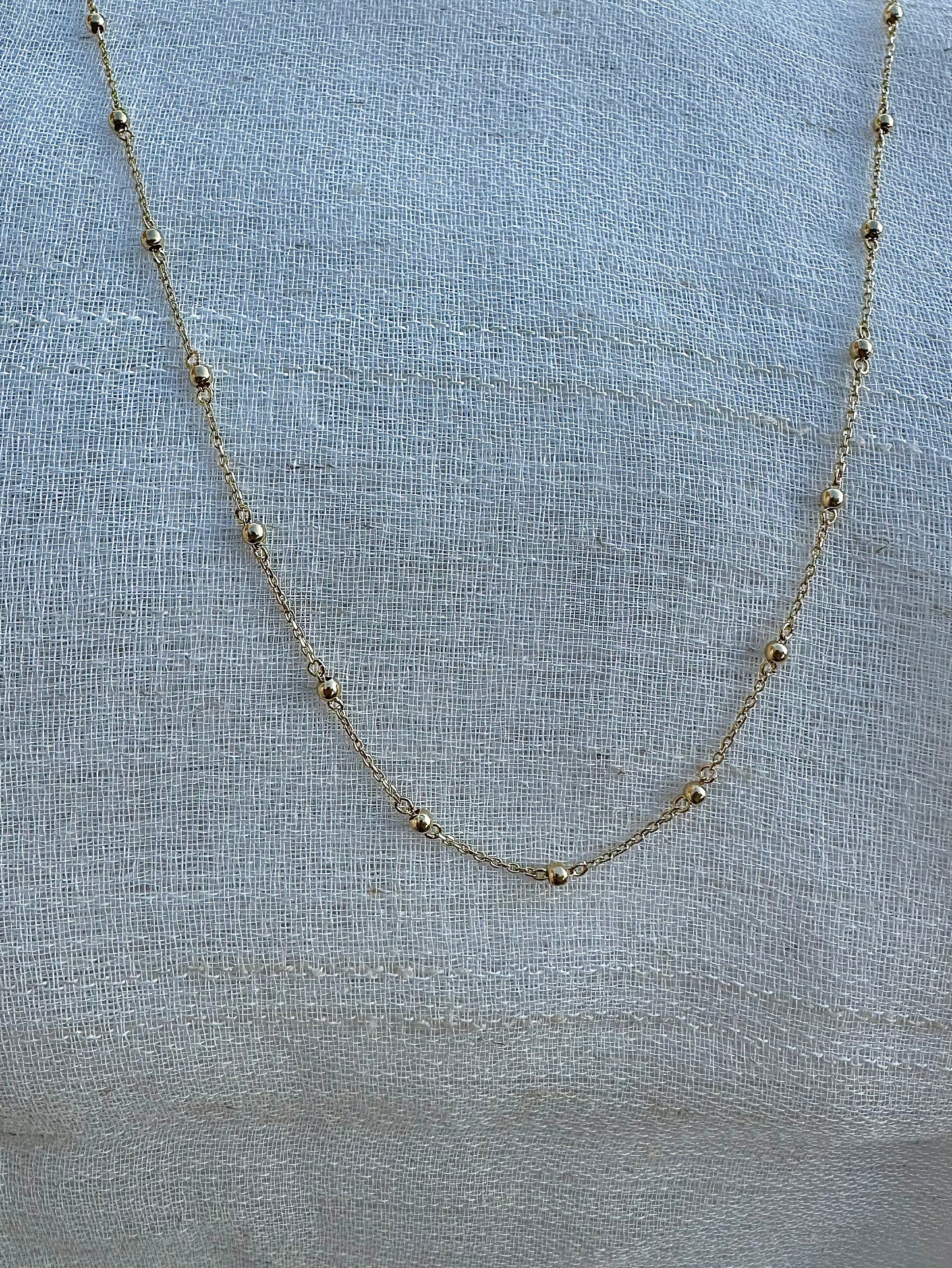 Ball Chain Necklace | 18k Necklace with Balls
