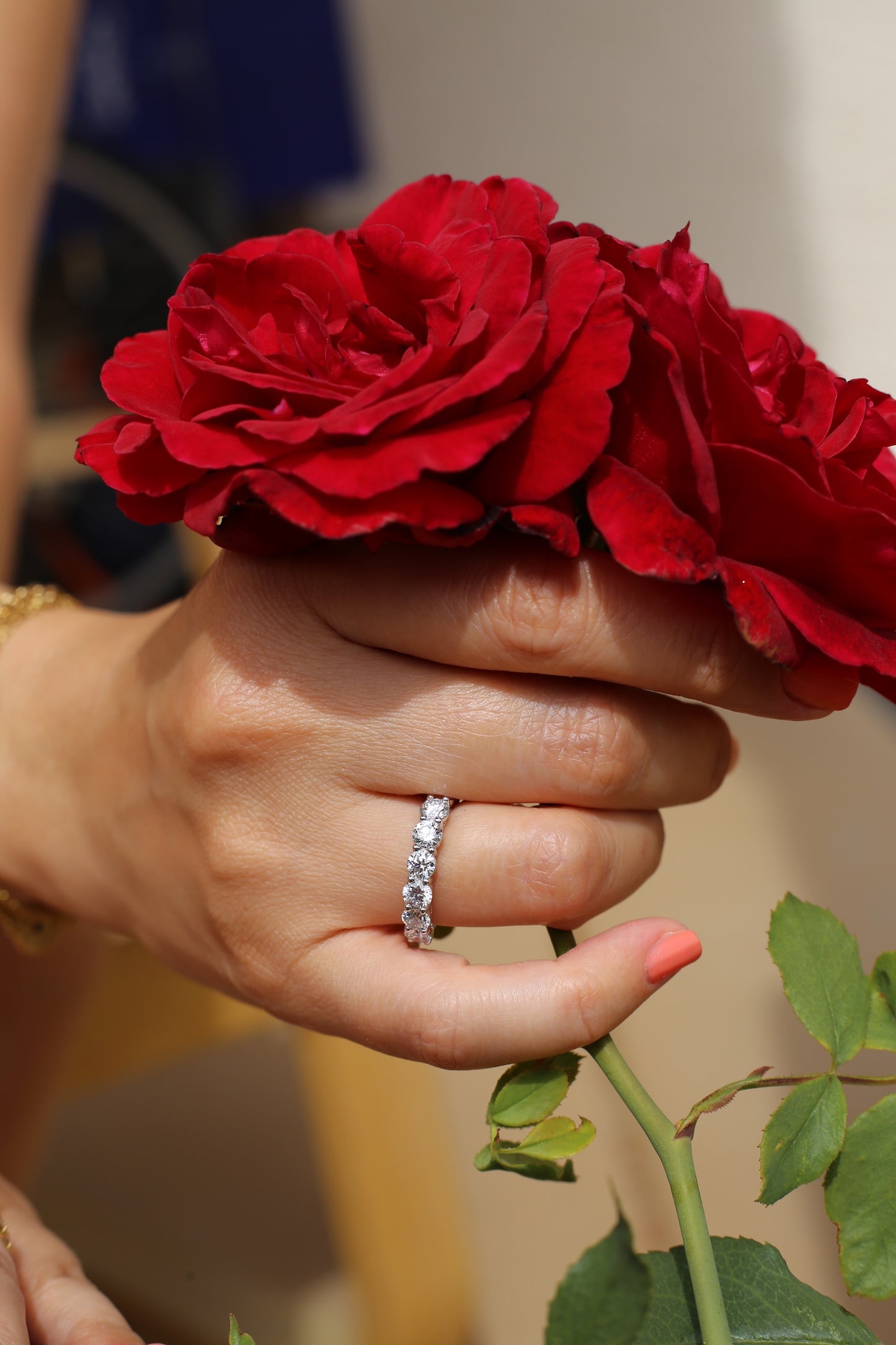 14K Half-Eternity Diamond band | 1.9ctw