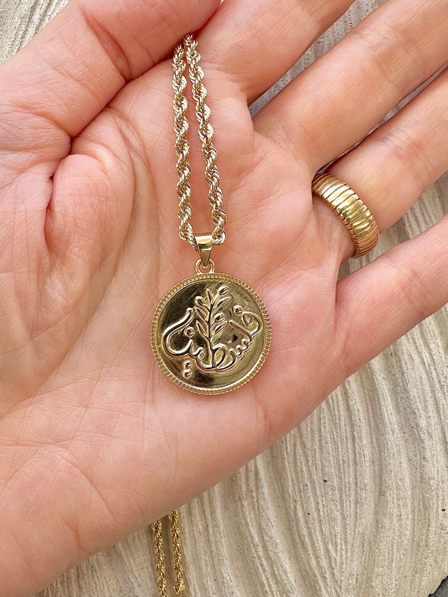 Palestine Coin Pendant