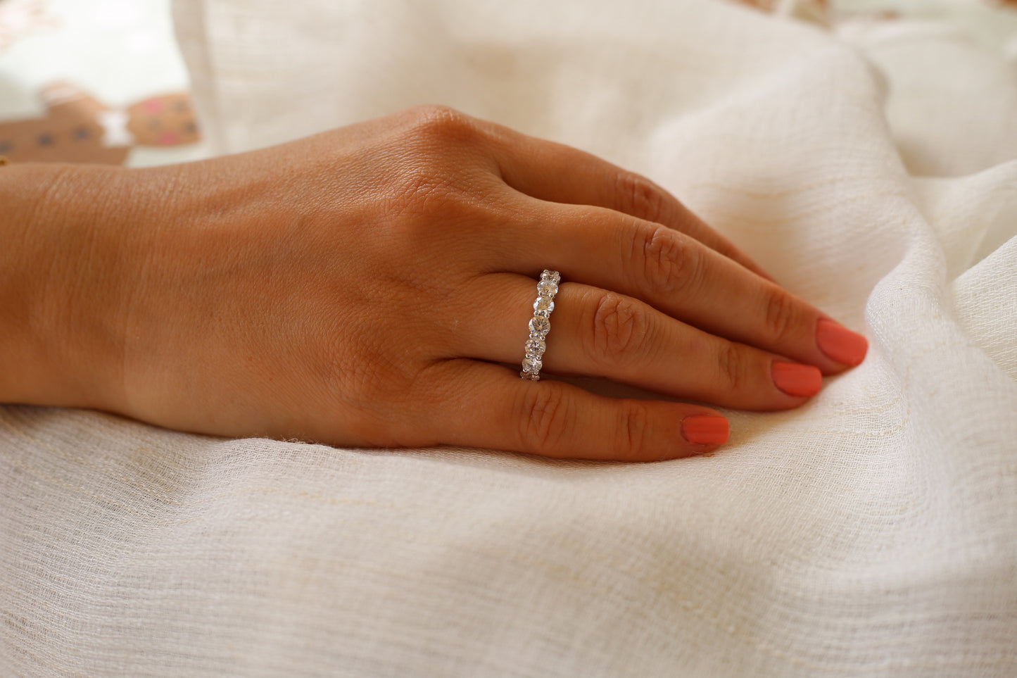 14K Half-Eternity Diamond band | 1.9ctw