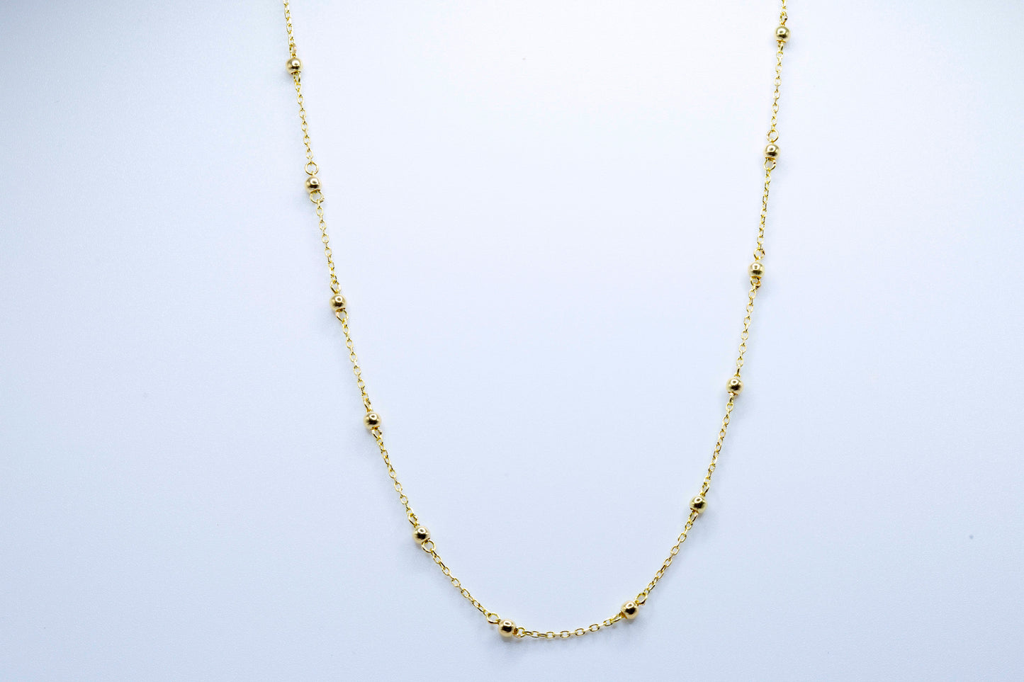 Ball Chain Necklace | 18k Necklace with Balls