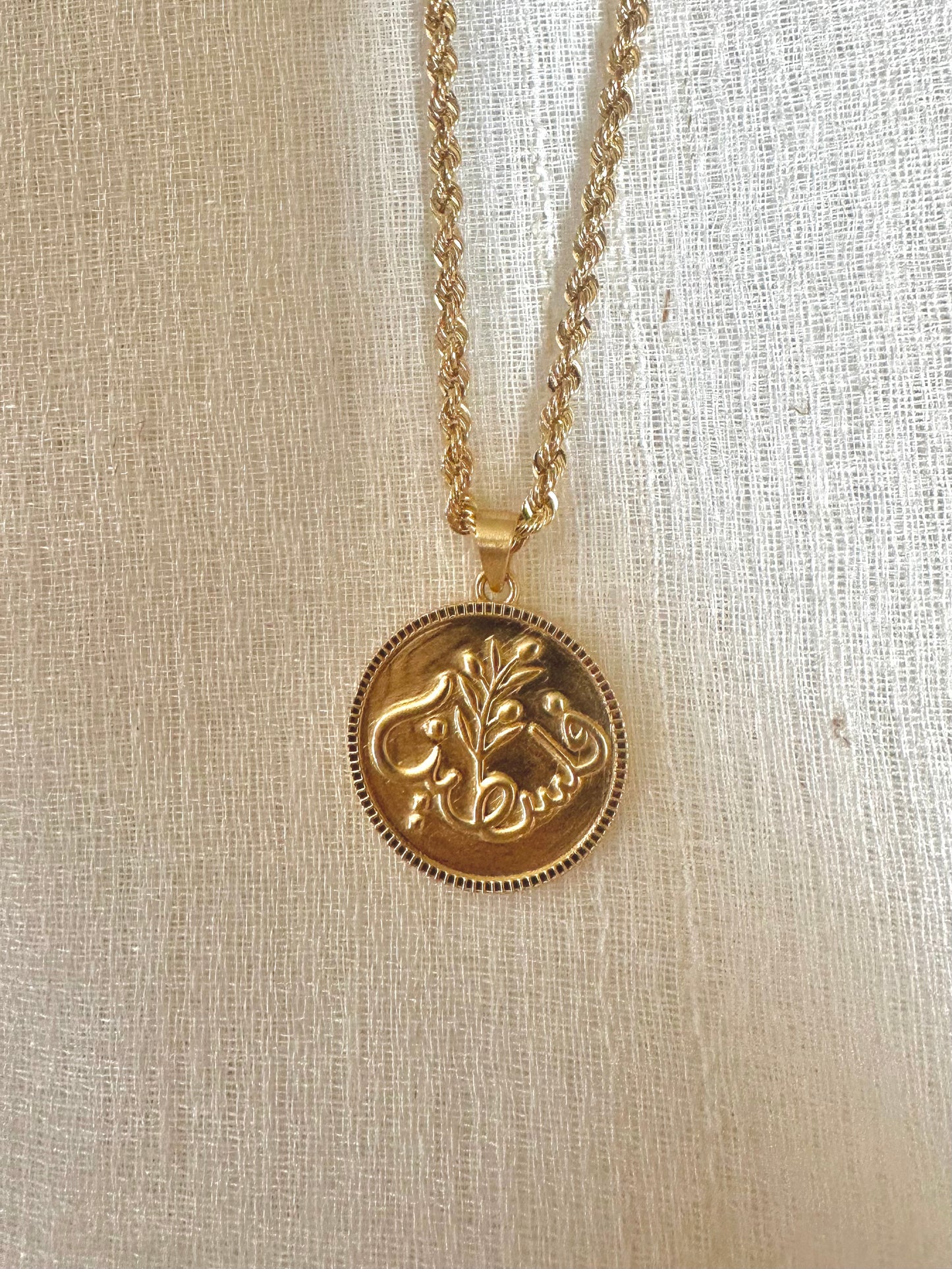 Palestine Coin Pendant