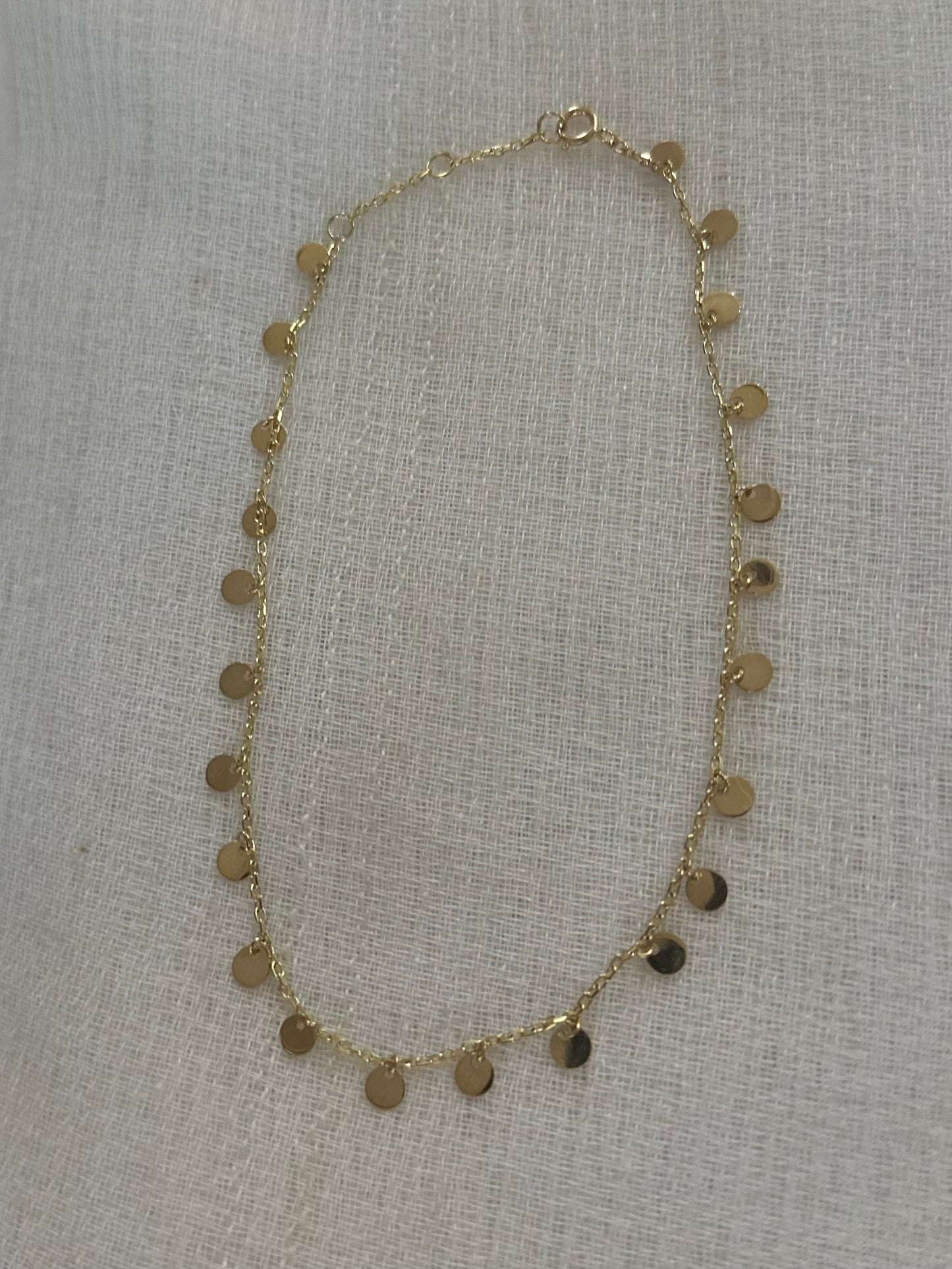 18K Gold charms Anklet