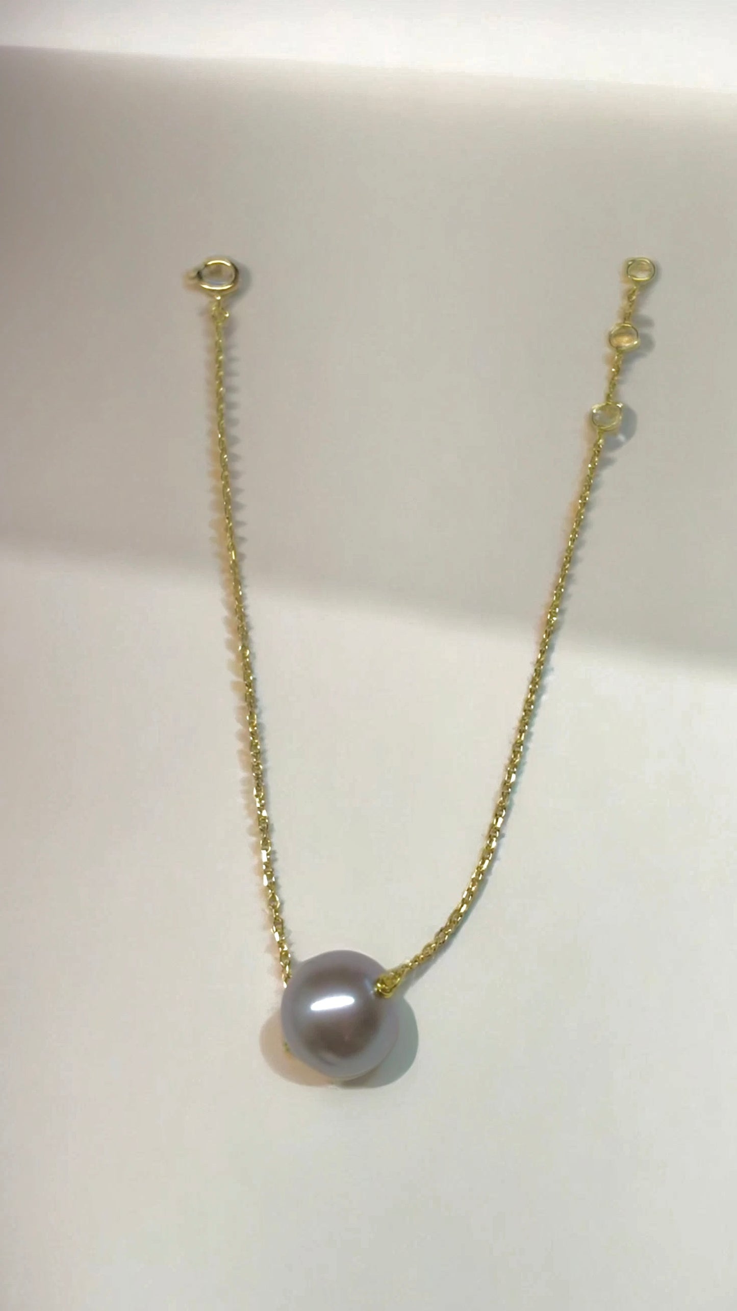 Freshwater Peal Bracelet | Grey Pearl