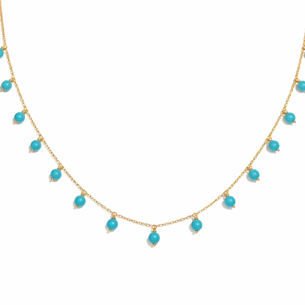 18k Turquoise Choker