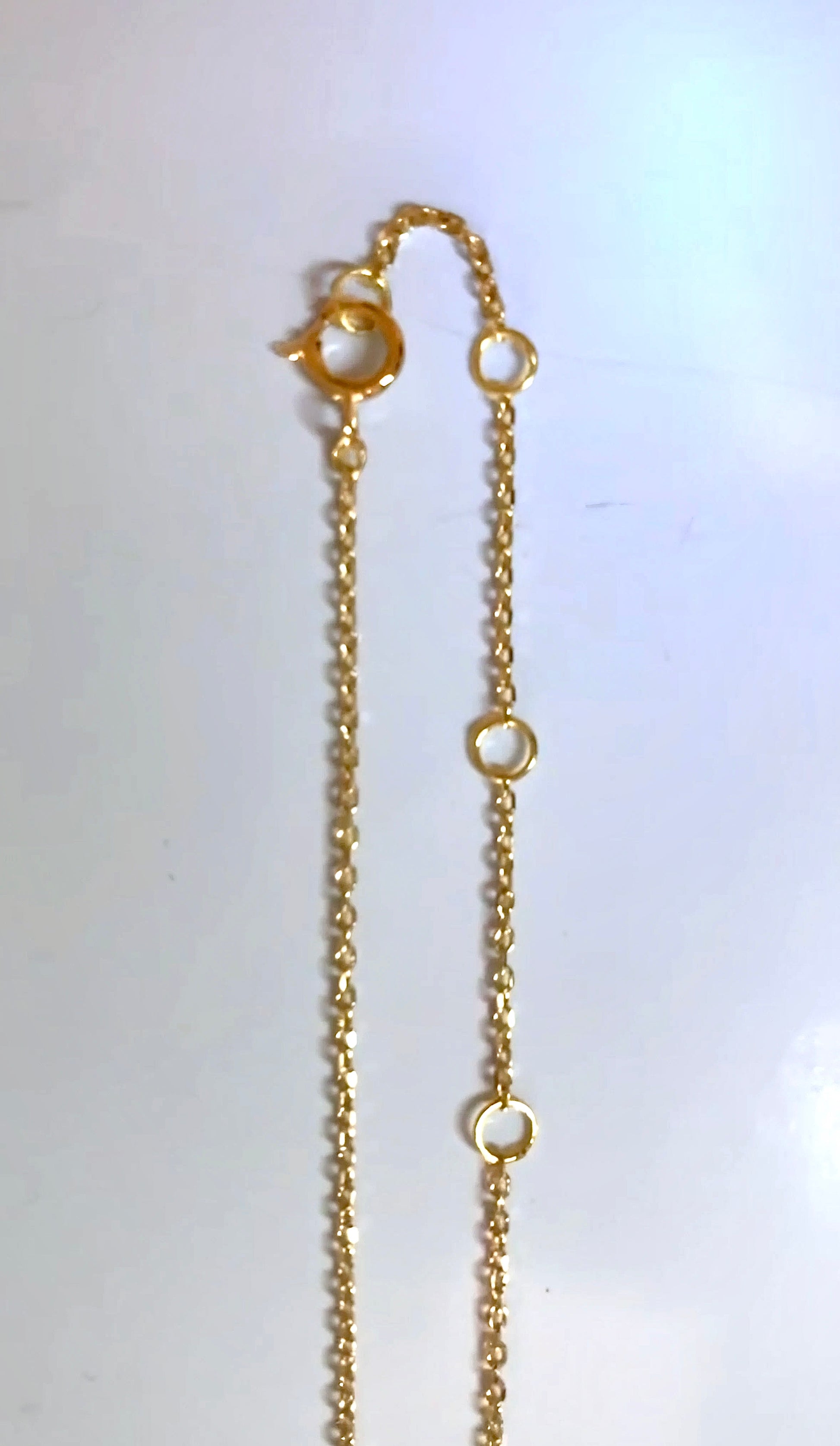 Elegant dainty diamond 18K gold necklace - Petite Edition | Ella Creations Jewelry