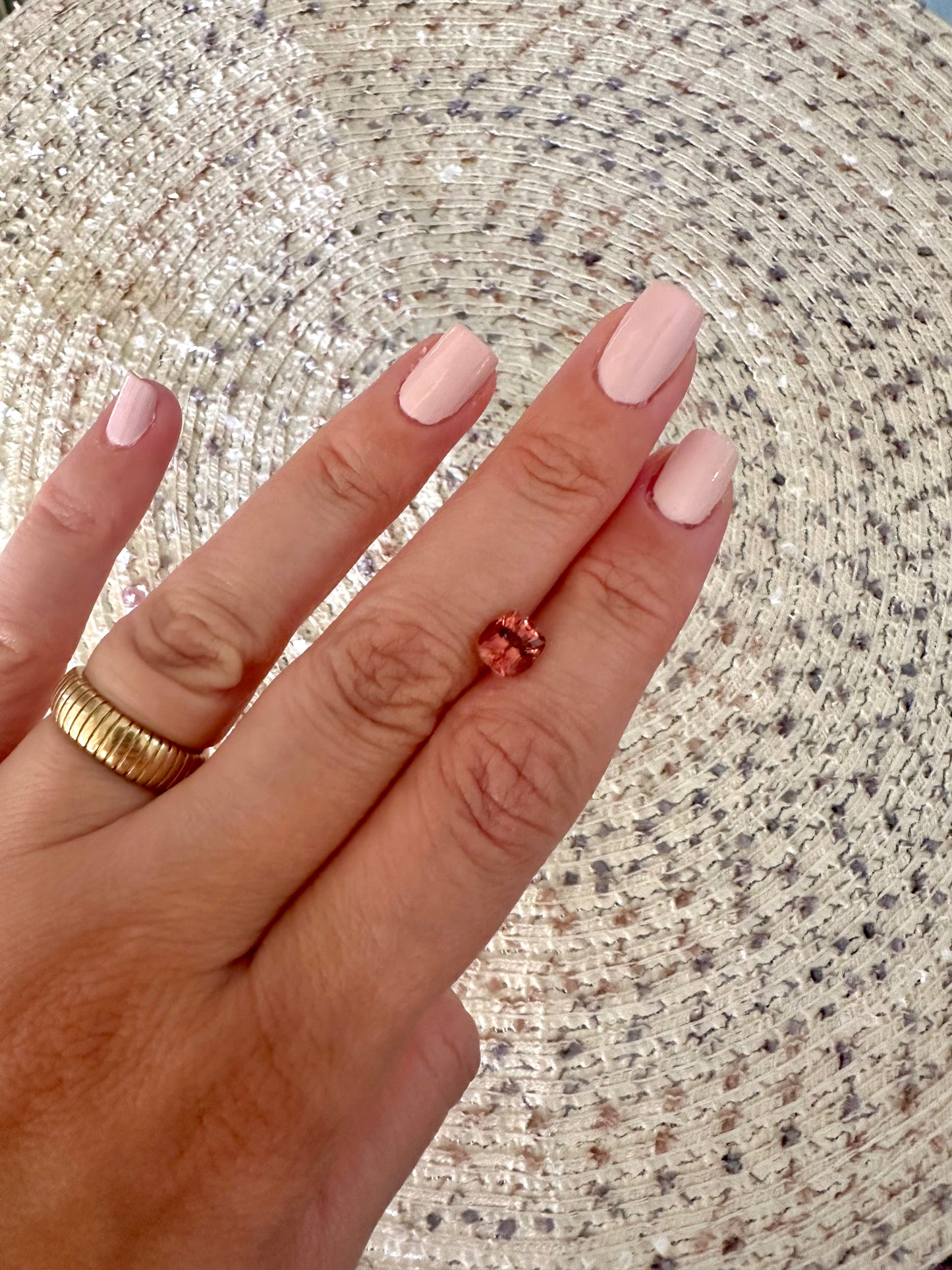 Pinkish Peach Tourmaline 1.42ct