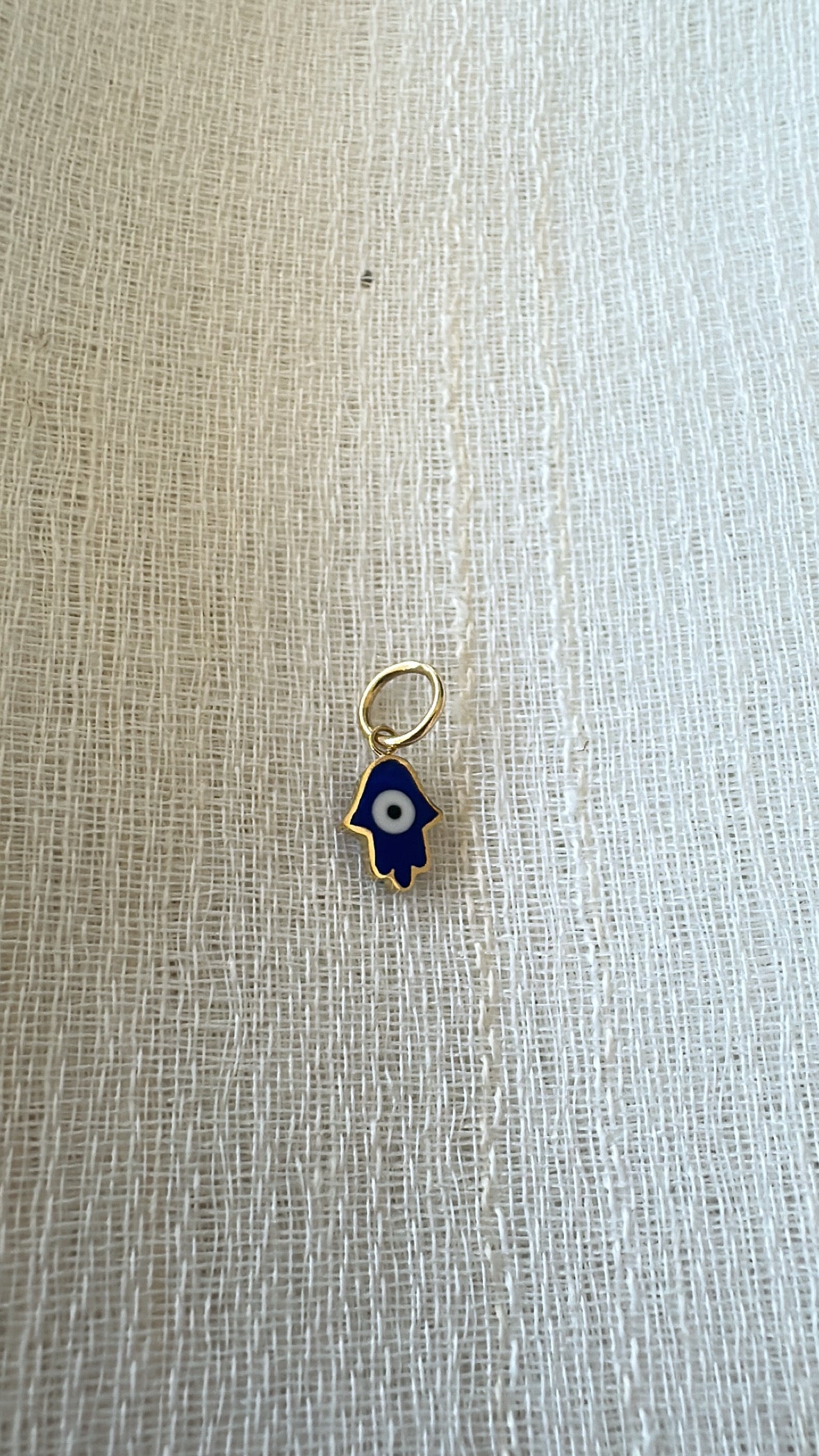 18K Gold Hamsa Charm