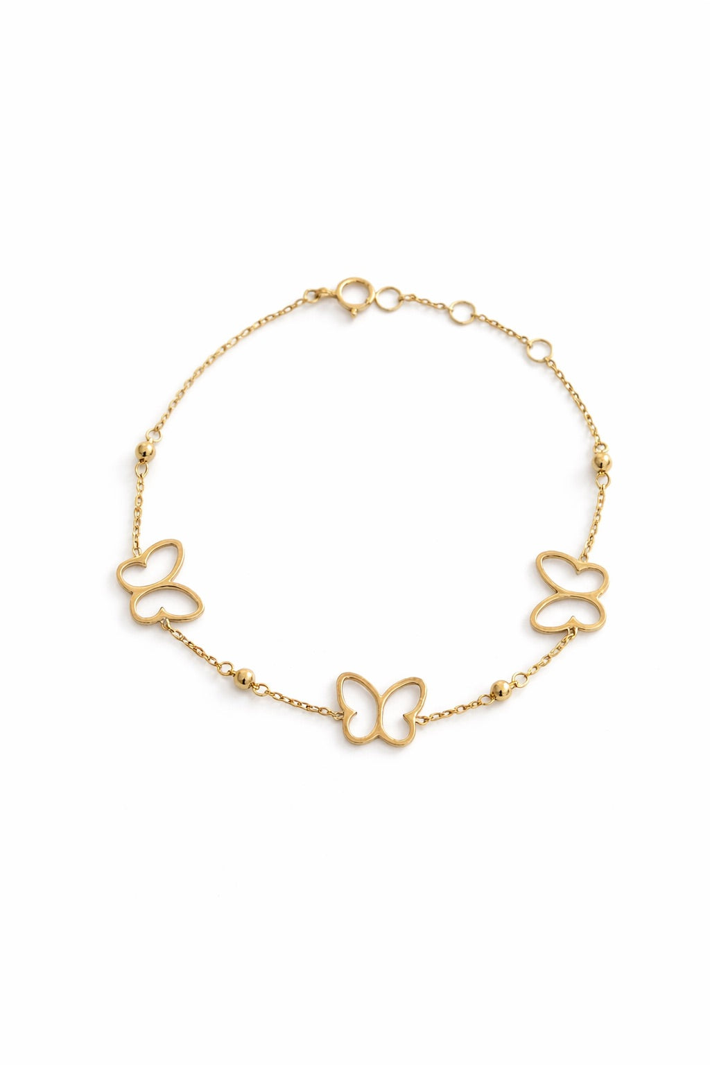 18k Butterfly Bracelet