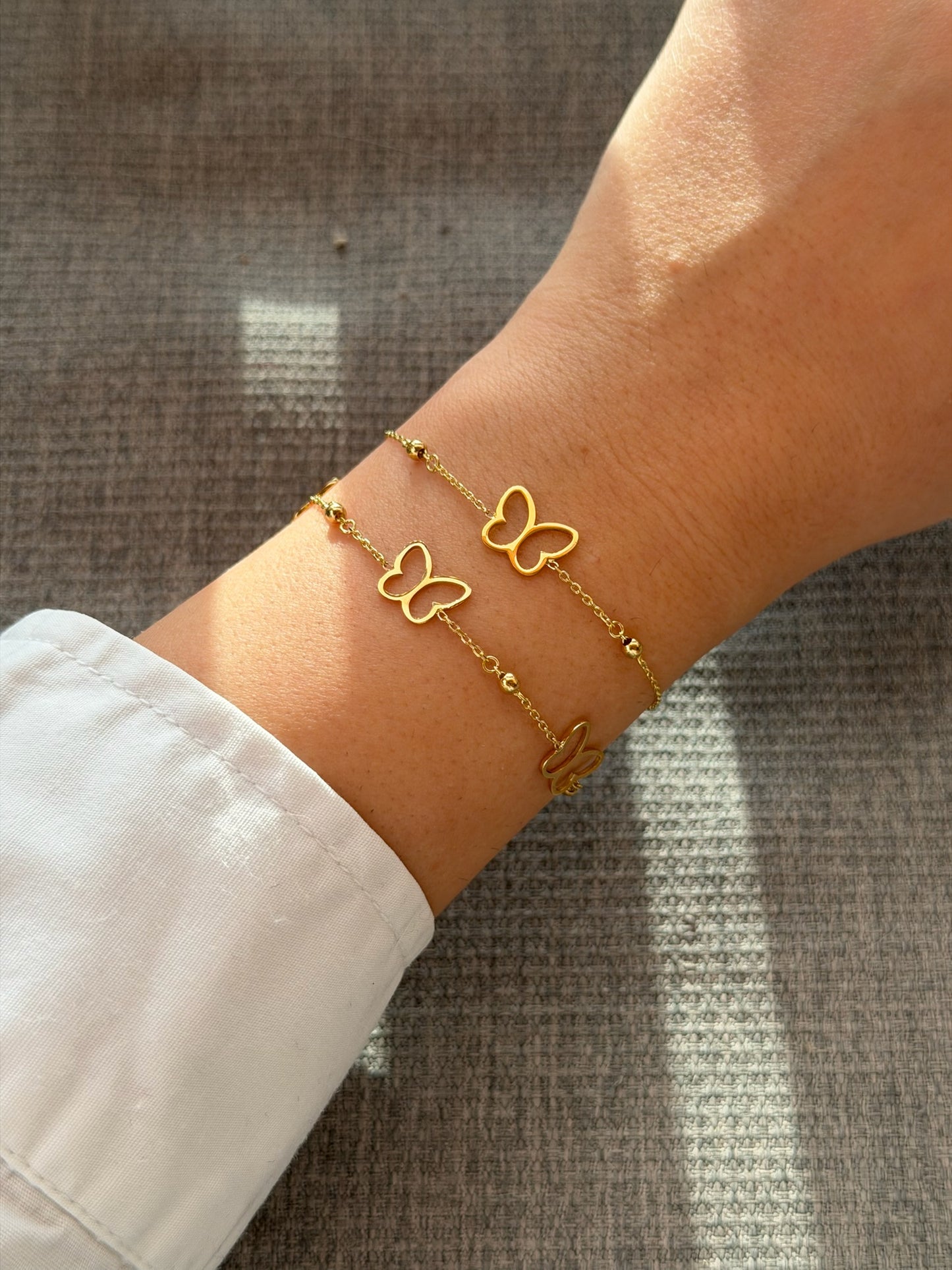 18k Butterfly Bracelet