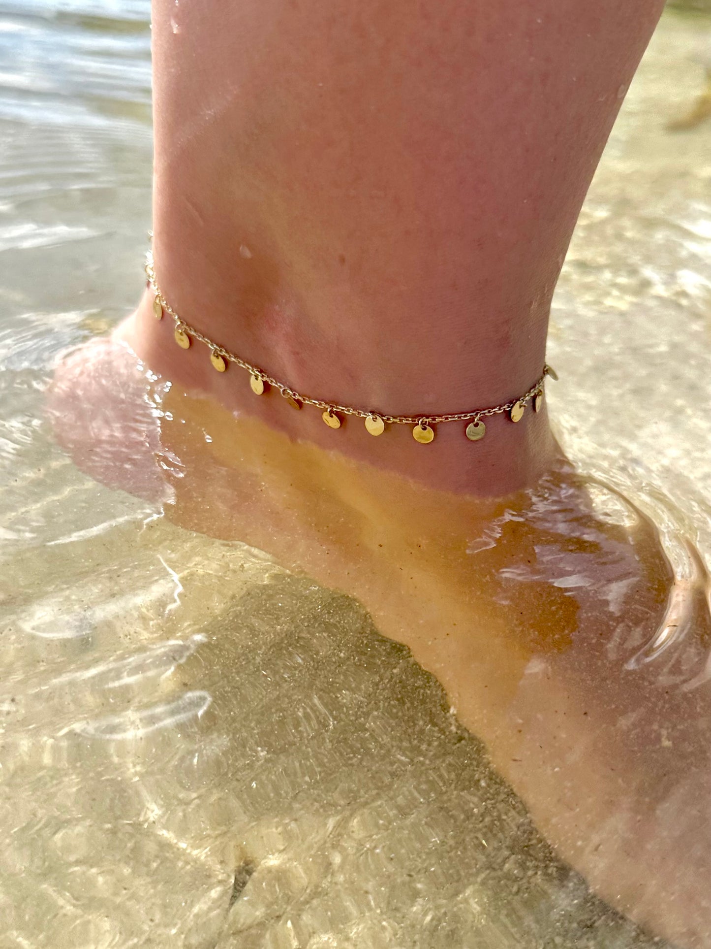 18K Gold charms Anklet