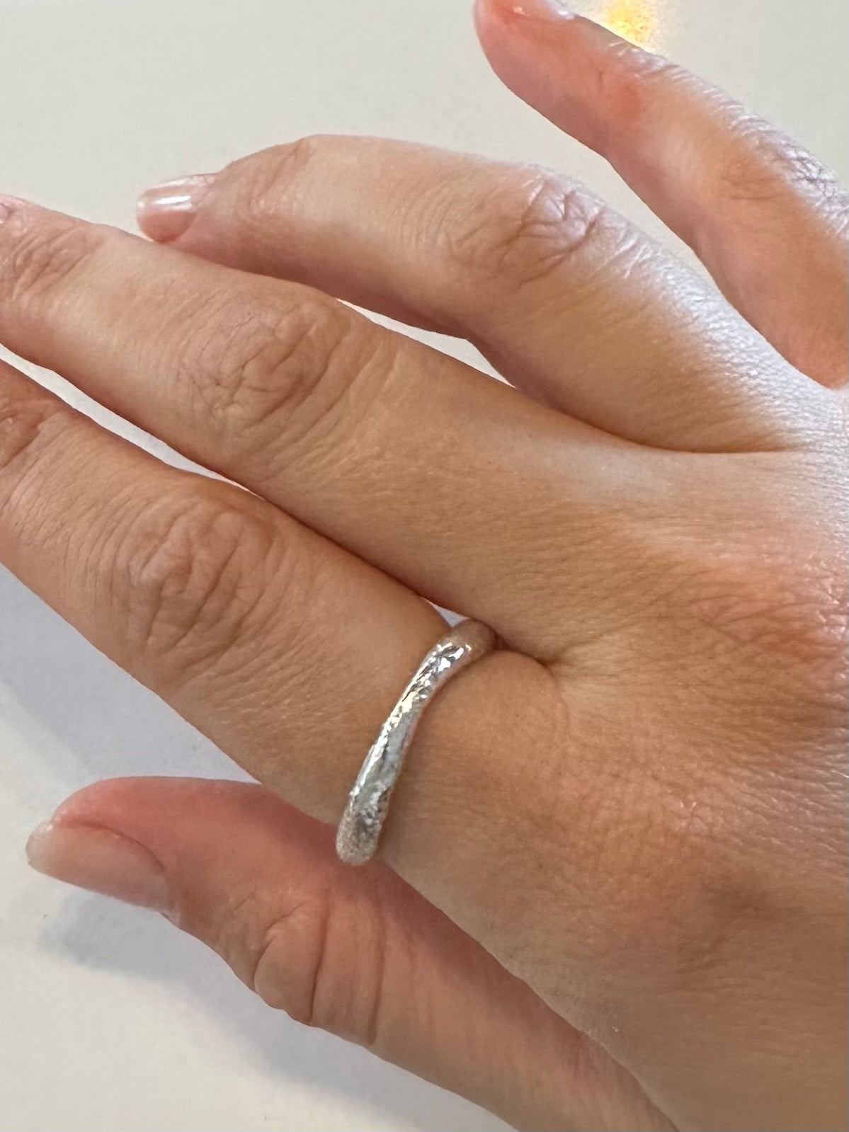 Molten SIlver Ring