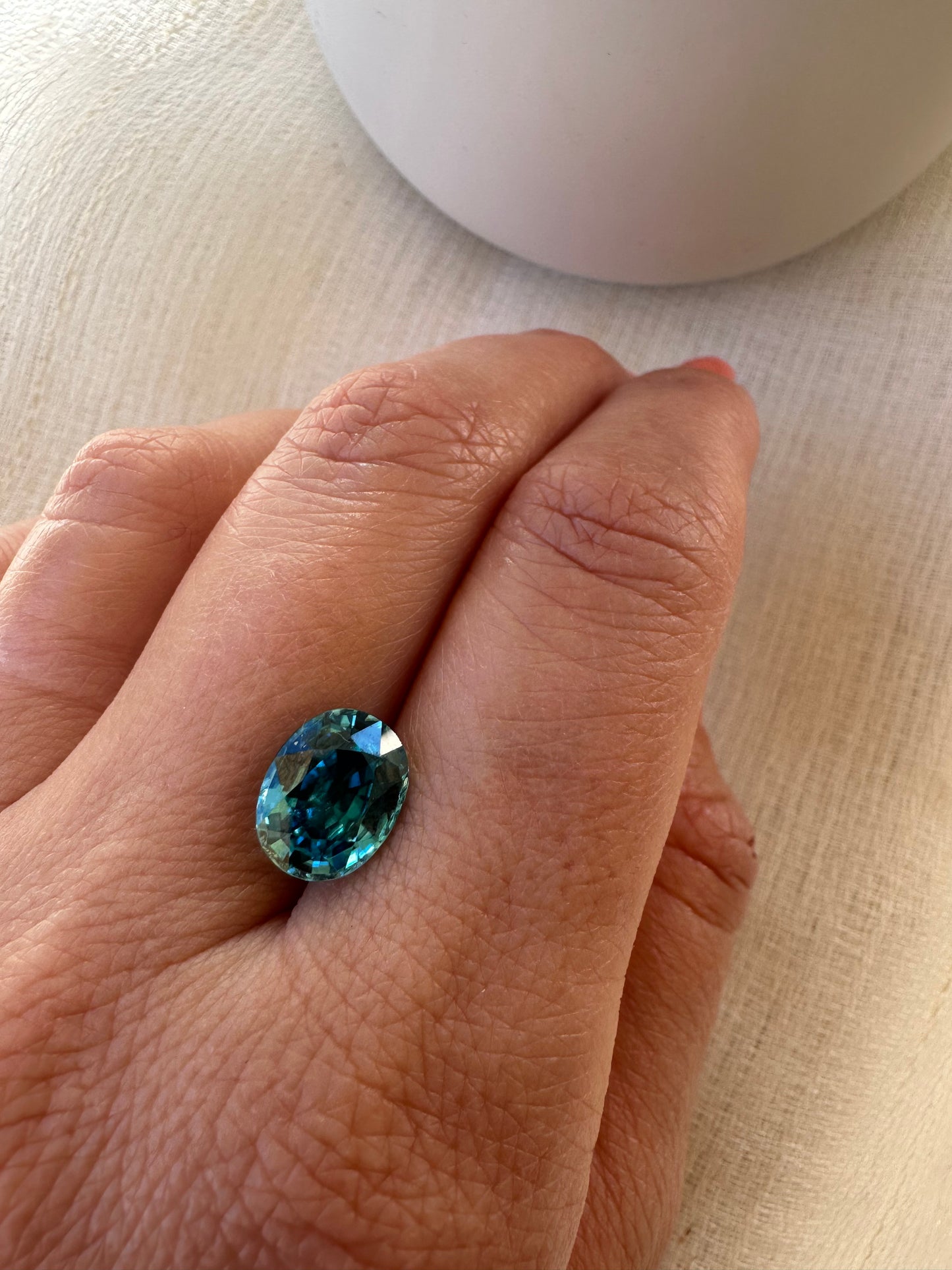 Natural Blue Zircon 4.99ct | December Birthstone