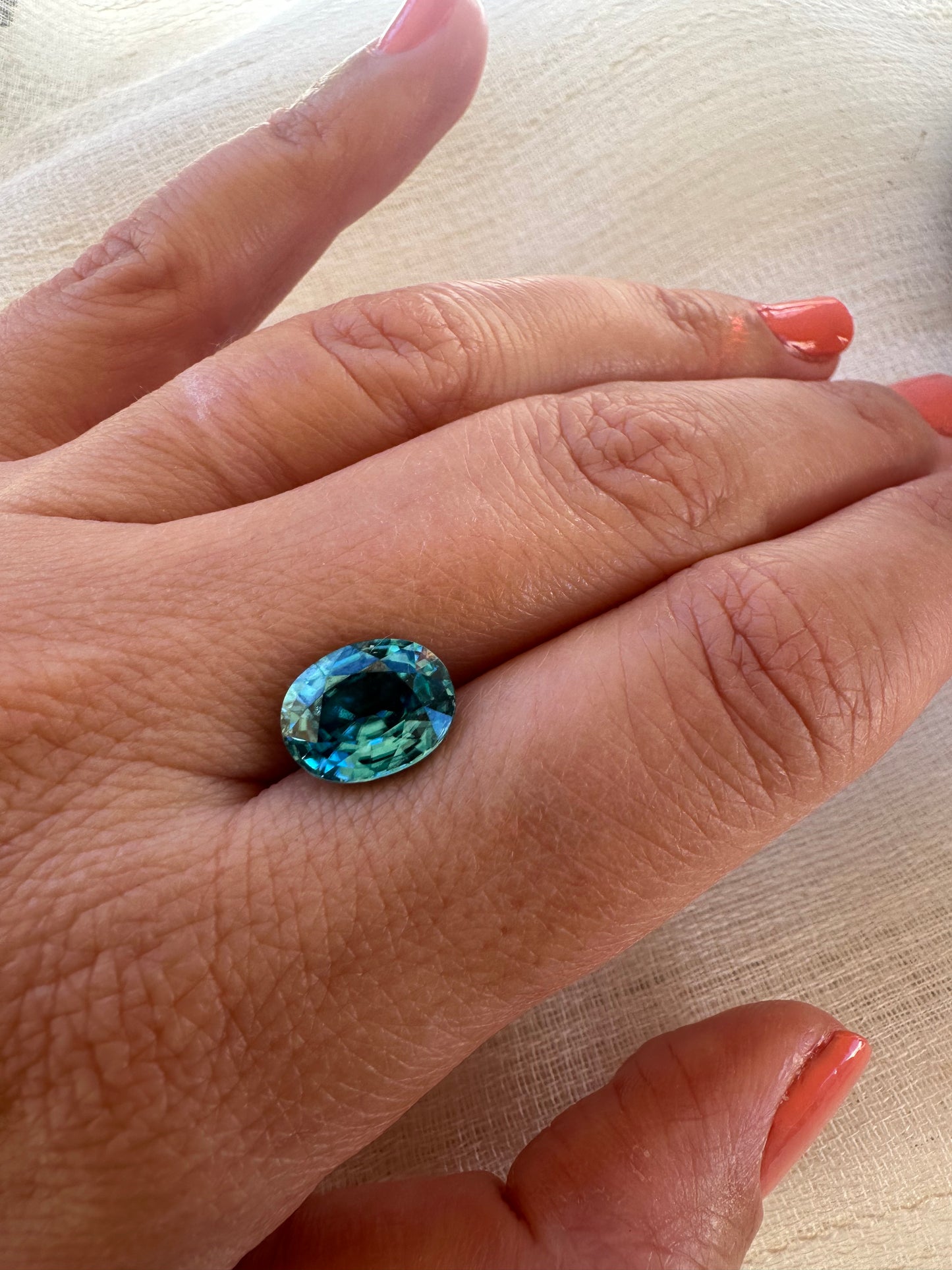 Natural Blue Zircon 4.99ct | December Birthstone