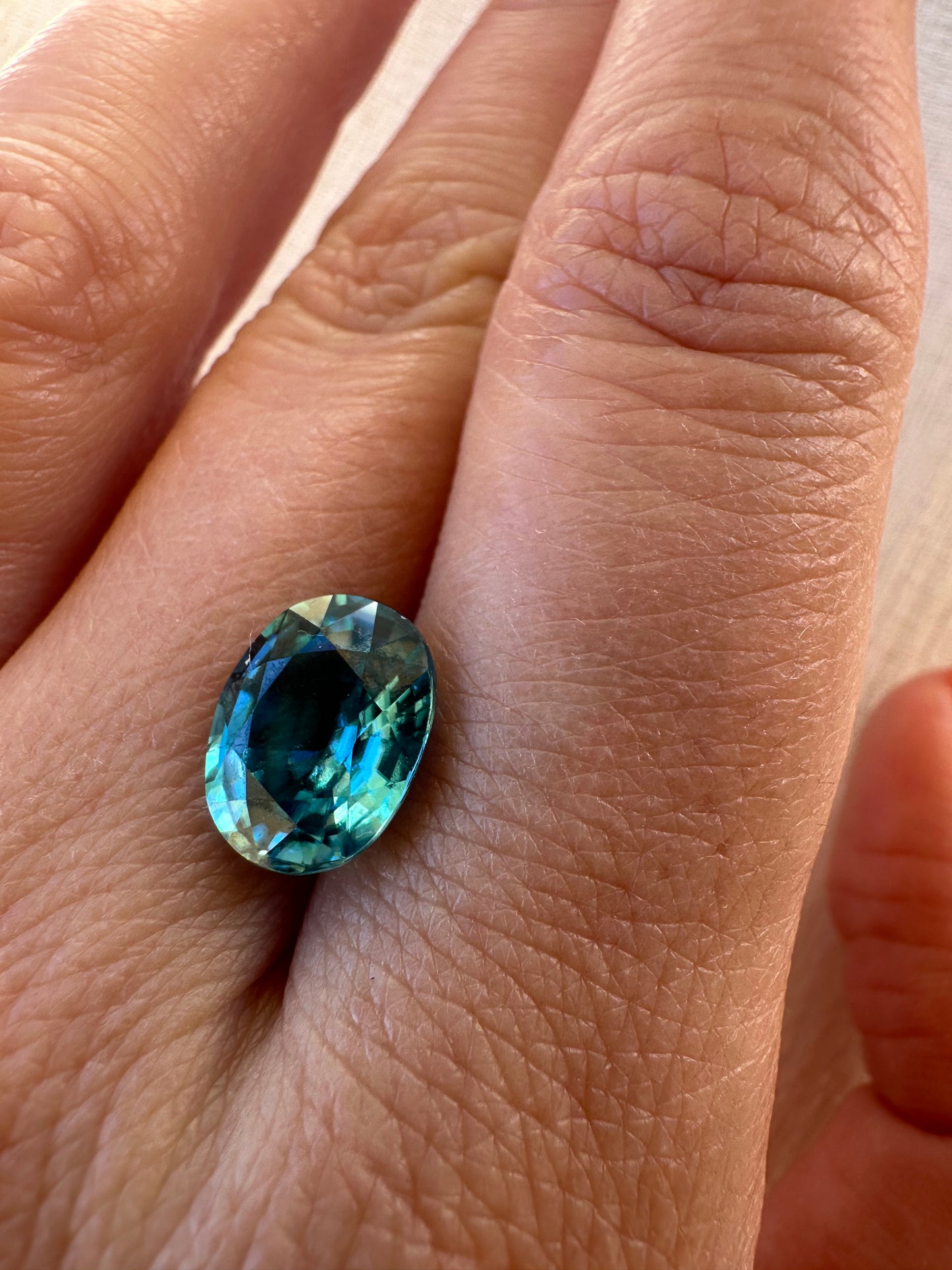 Natural Blue Zircon 4.99ct | December Birthstone