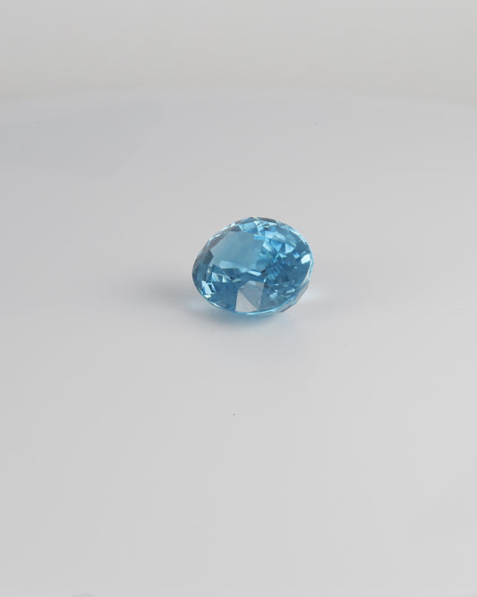 Natural Blue Zircon 4.99ct