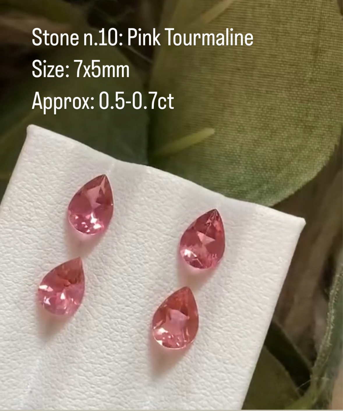Pink Tourmaline Custom made slide through Pendant handcrafted in 18k Gold | Ella Creations Jewelry