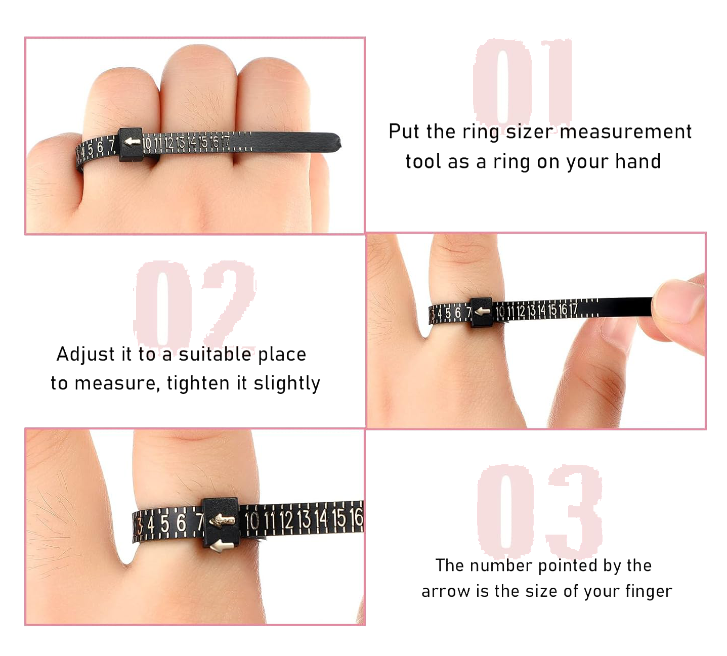 Free Ring Sizer - Plastic Ring Sizing Tool